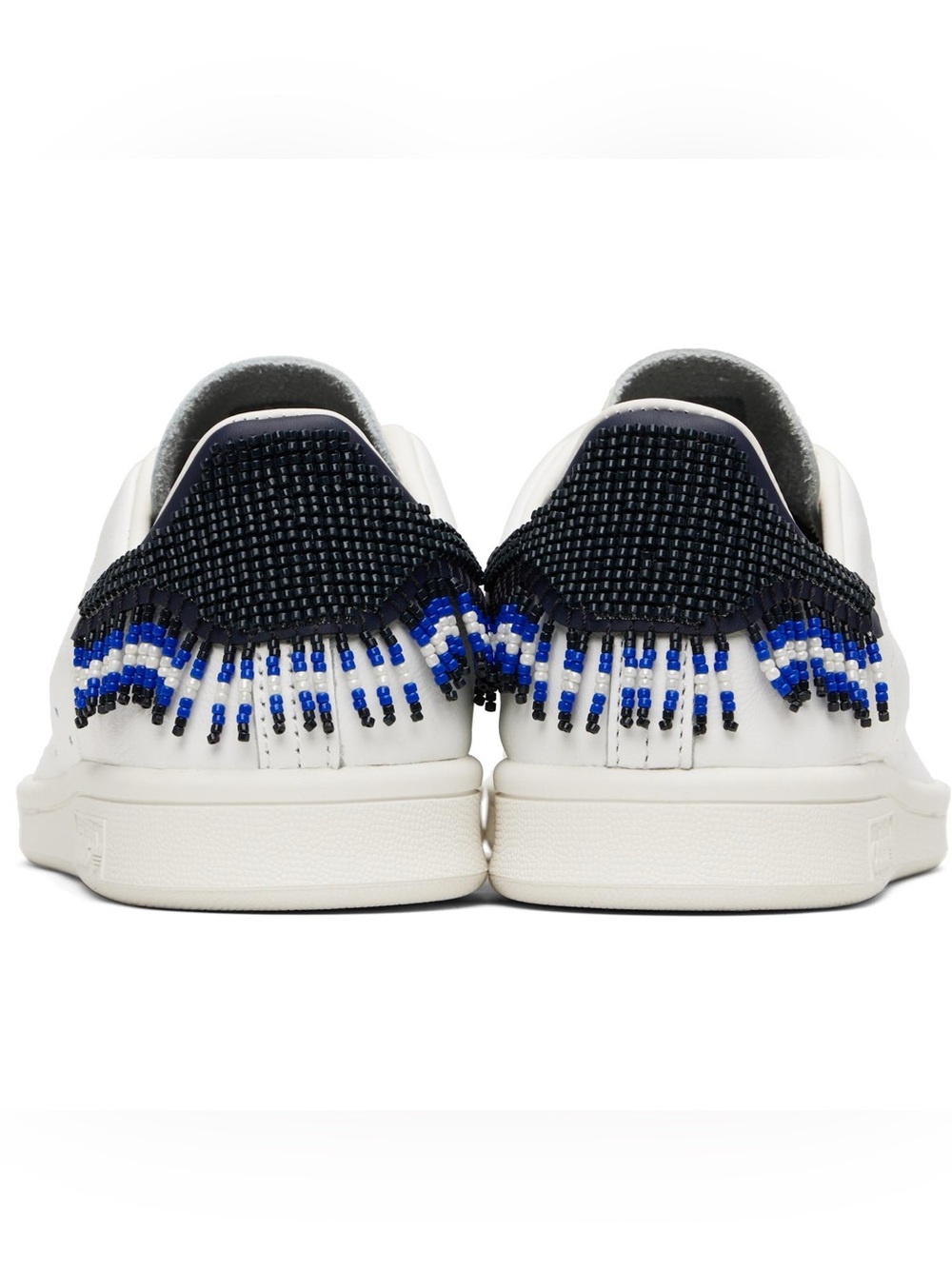 NWT Limited Adidas x CLOT Stan Smith Espadrille Beaded Sneaker Shoes White Blue